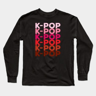 K-POP Red repetition from WhatTheKpop Long Sleeve T-Shirt